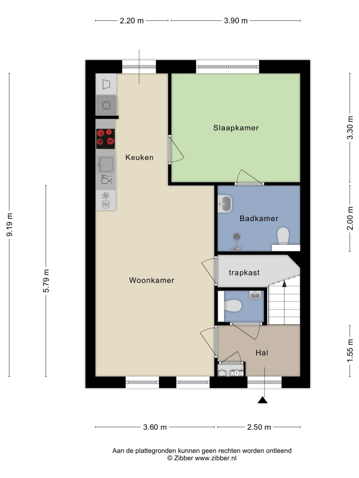 Monseigneur Berkvensstraat 82b plattegrond