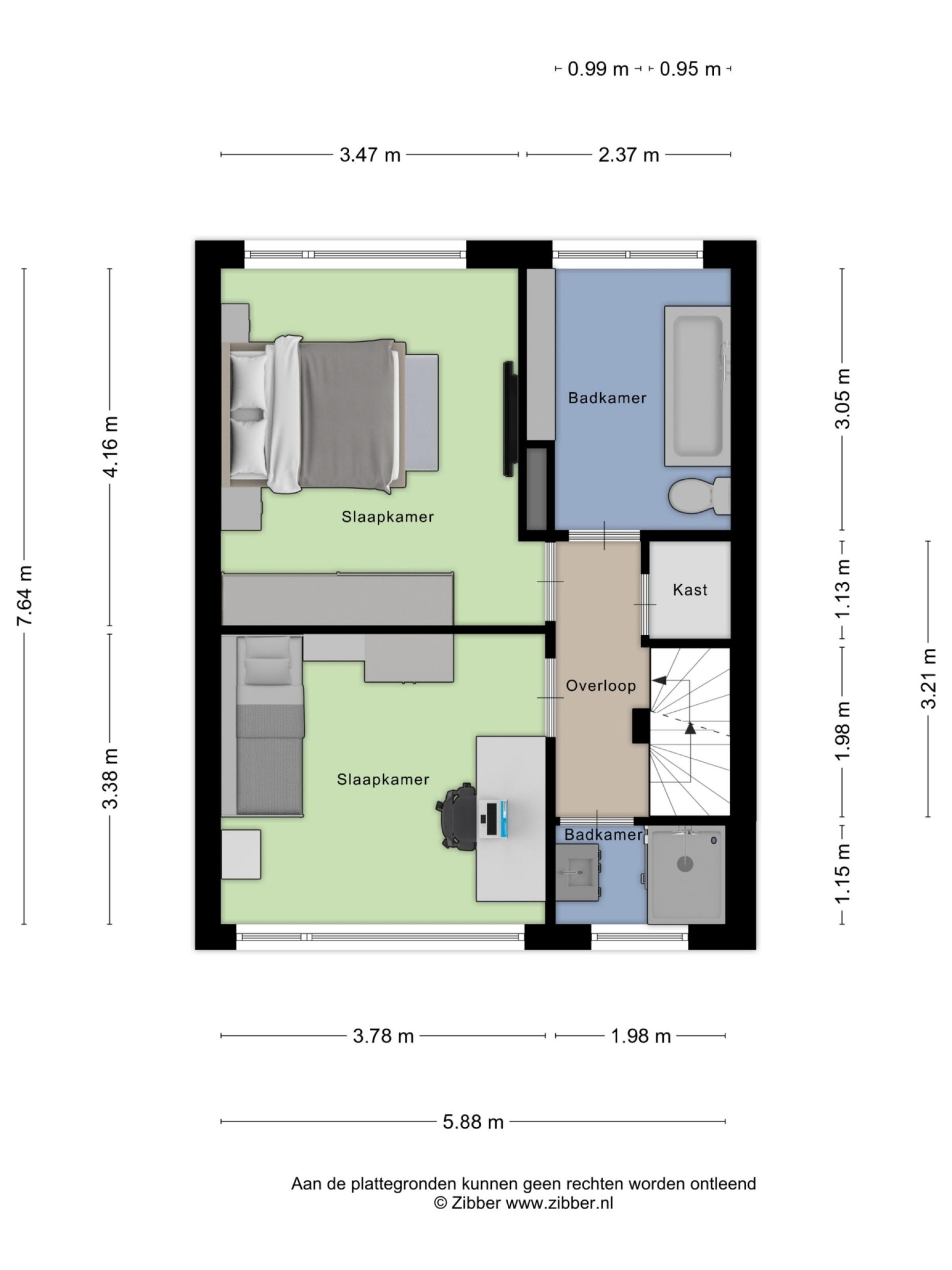 Gerard Bromlaan 42 plattegrond 3