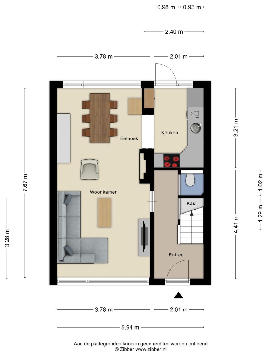Gerard Bromlaan 42 plattegrond