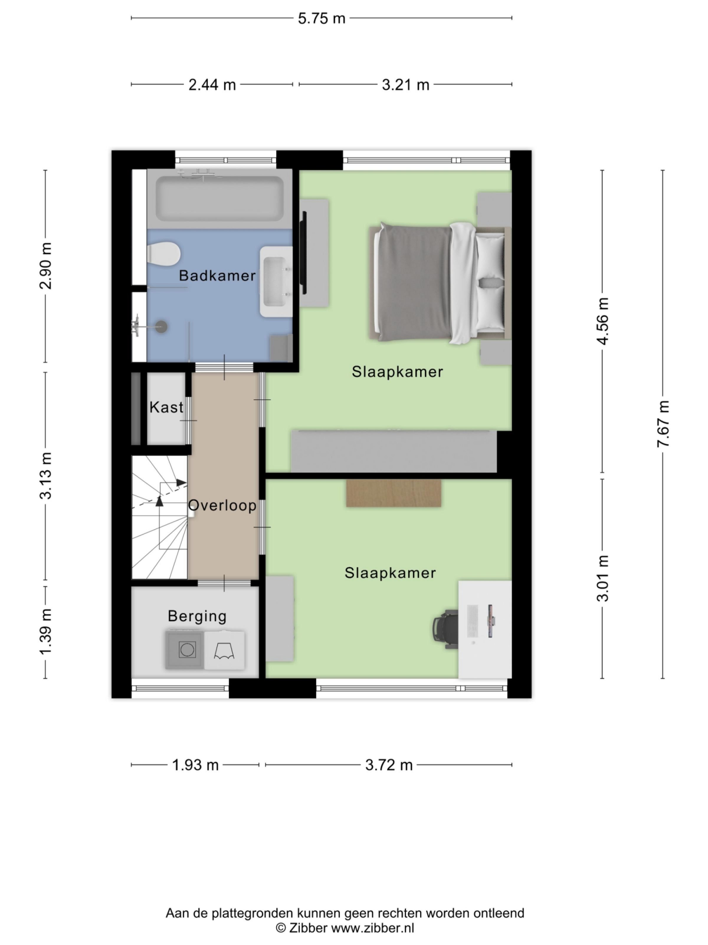 Franklin D Rooseveltlaan 134 plattegrond 3