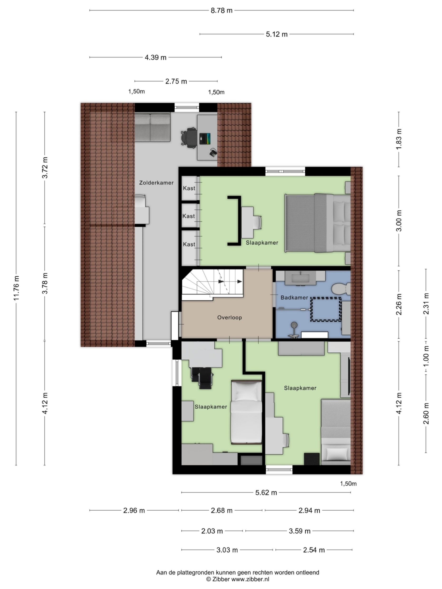 De Stoutheuvel 129 plattegrond 3
