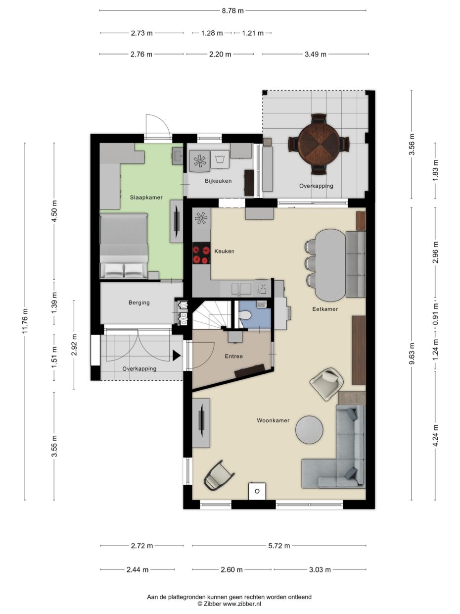 De Stoutheuvel 129 plattegrond