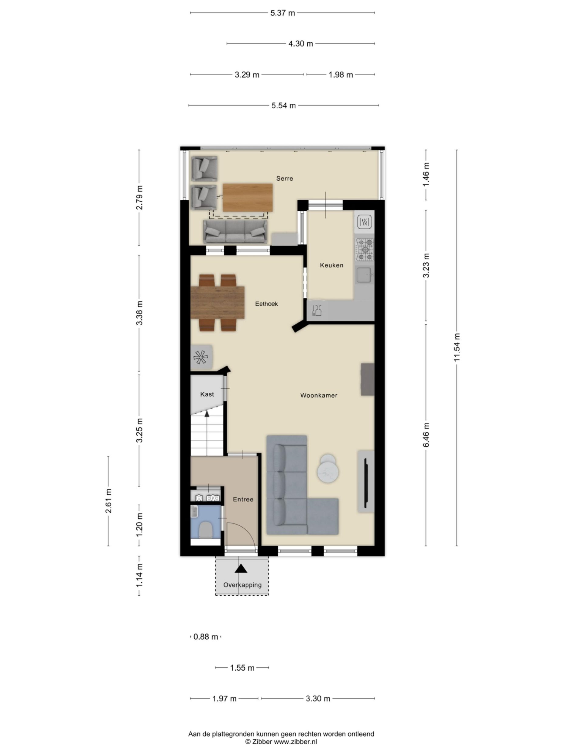 Stokerwei 11 plattegrond