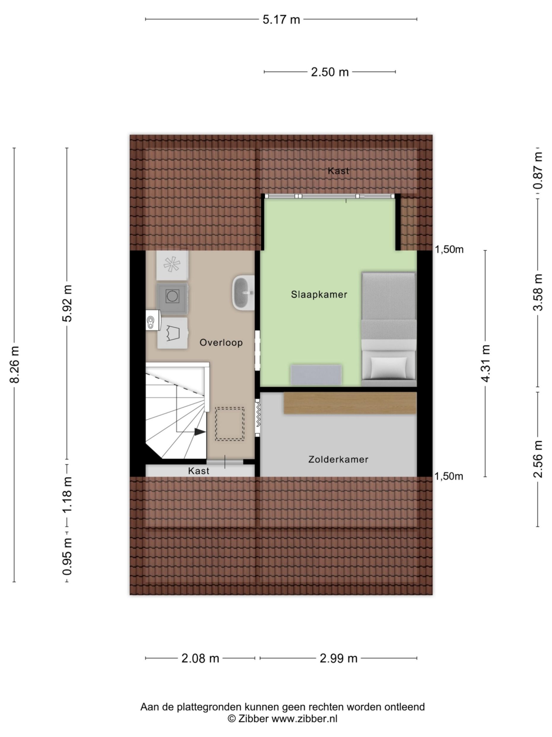 Harmoniestraat 104 plattegrond 4