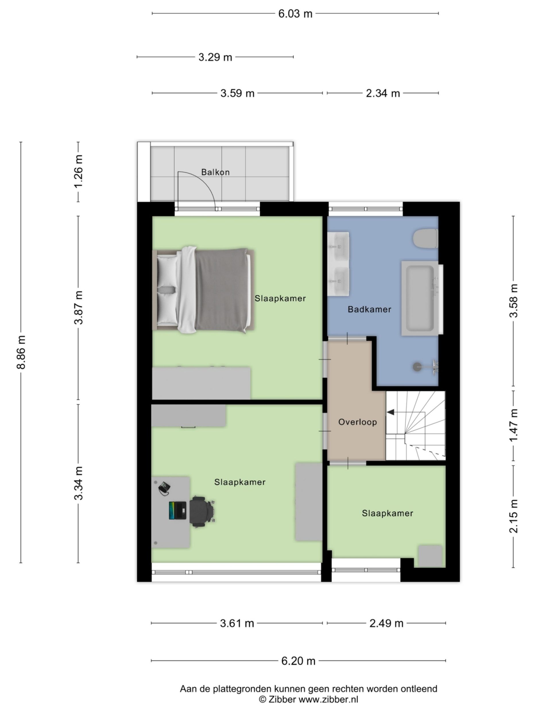 Sterappelstraat 7 plattegrond 2
