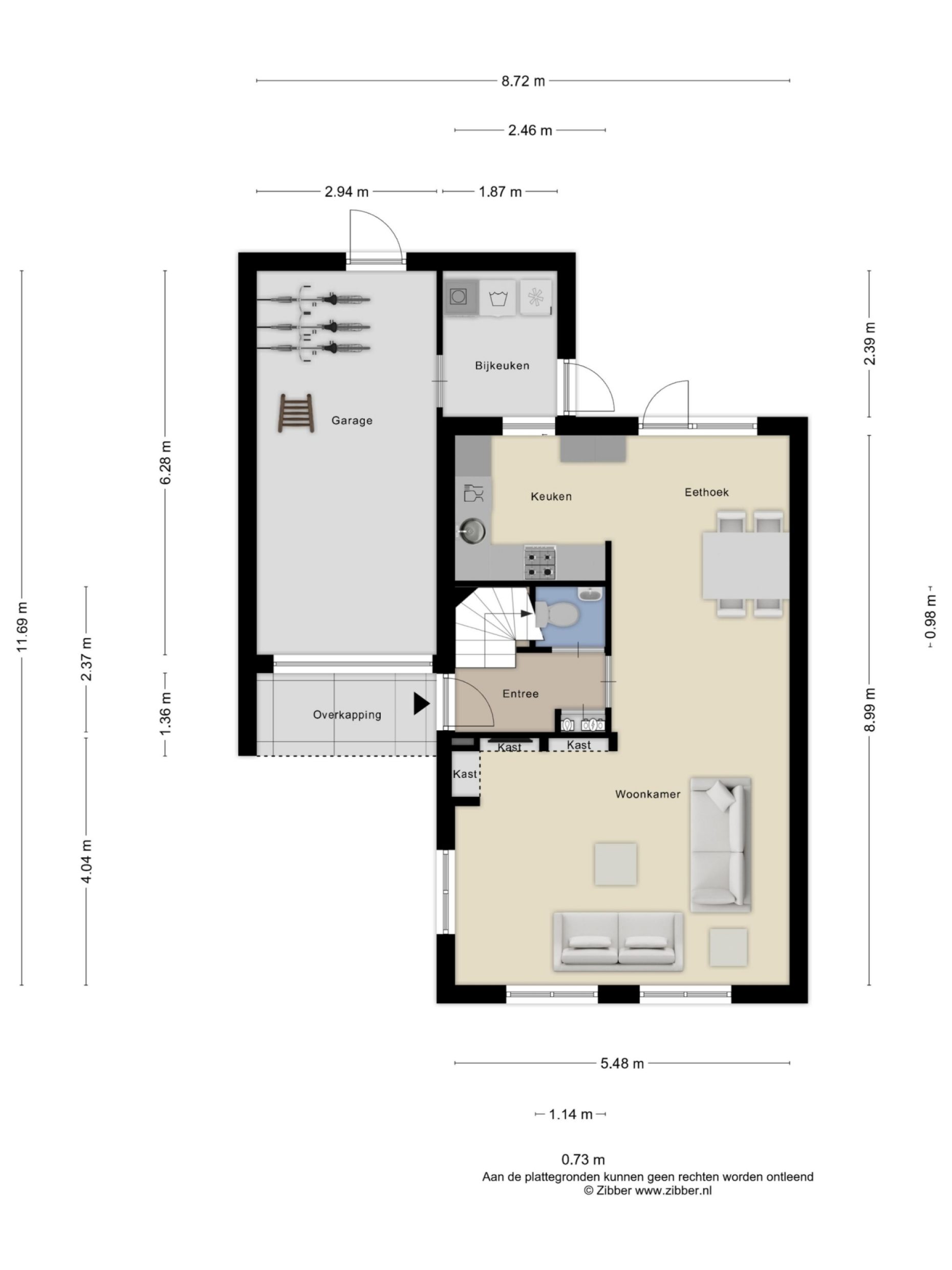 Hondsruglaan 88 plattegrond