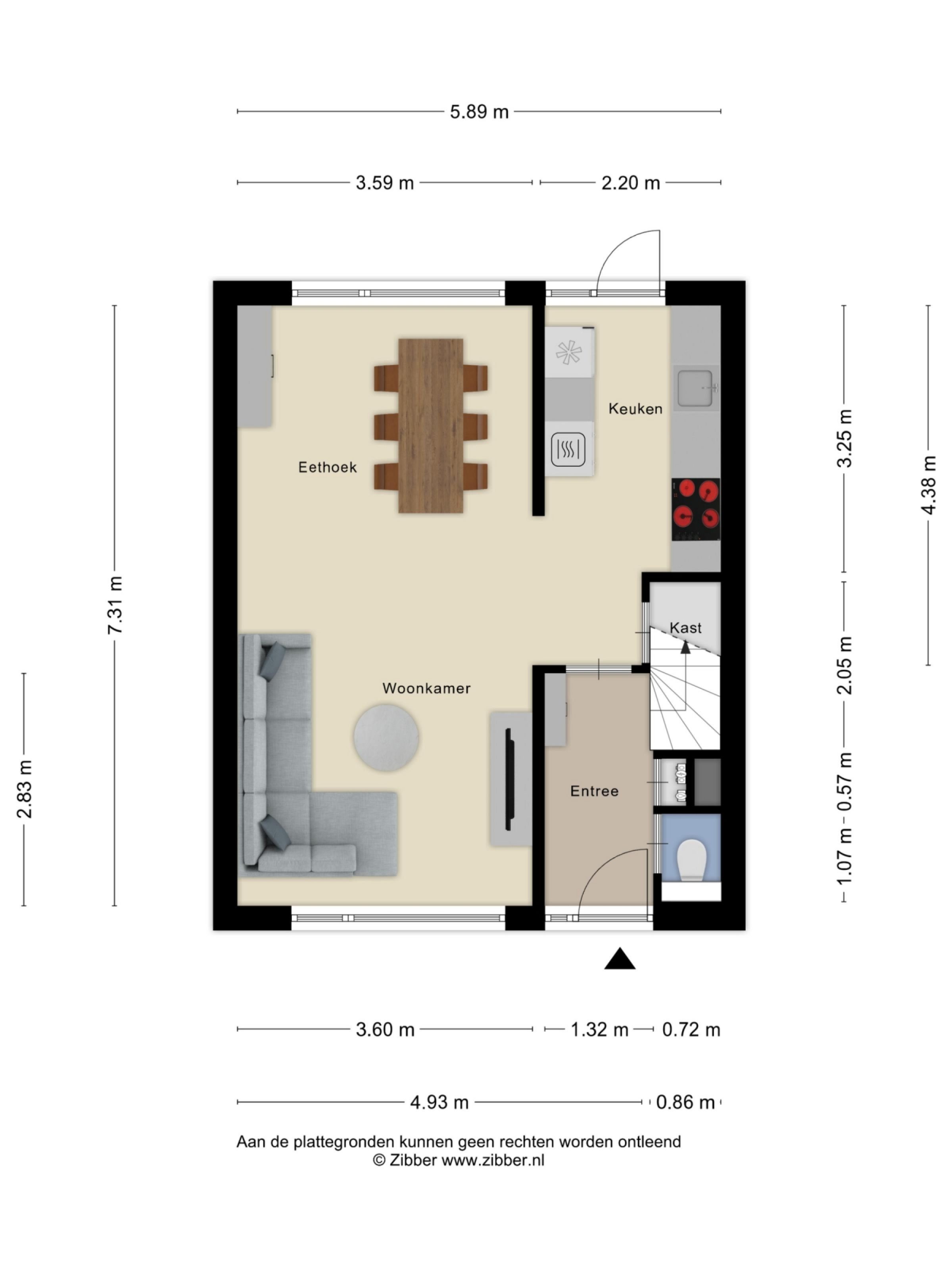 Orvallaan 15 plattegrond