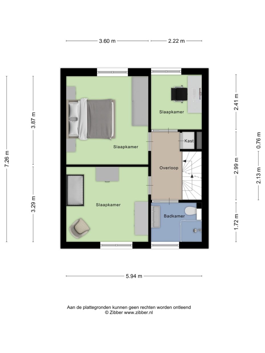 Orvallaan 15 plattegrond 3