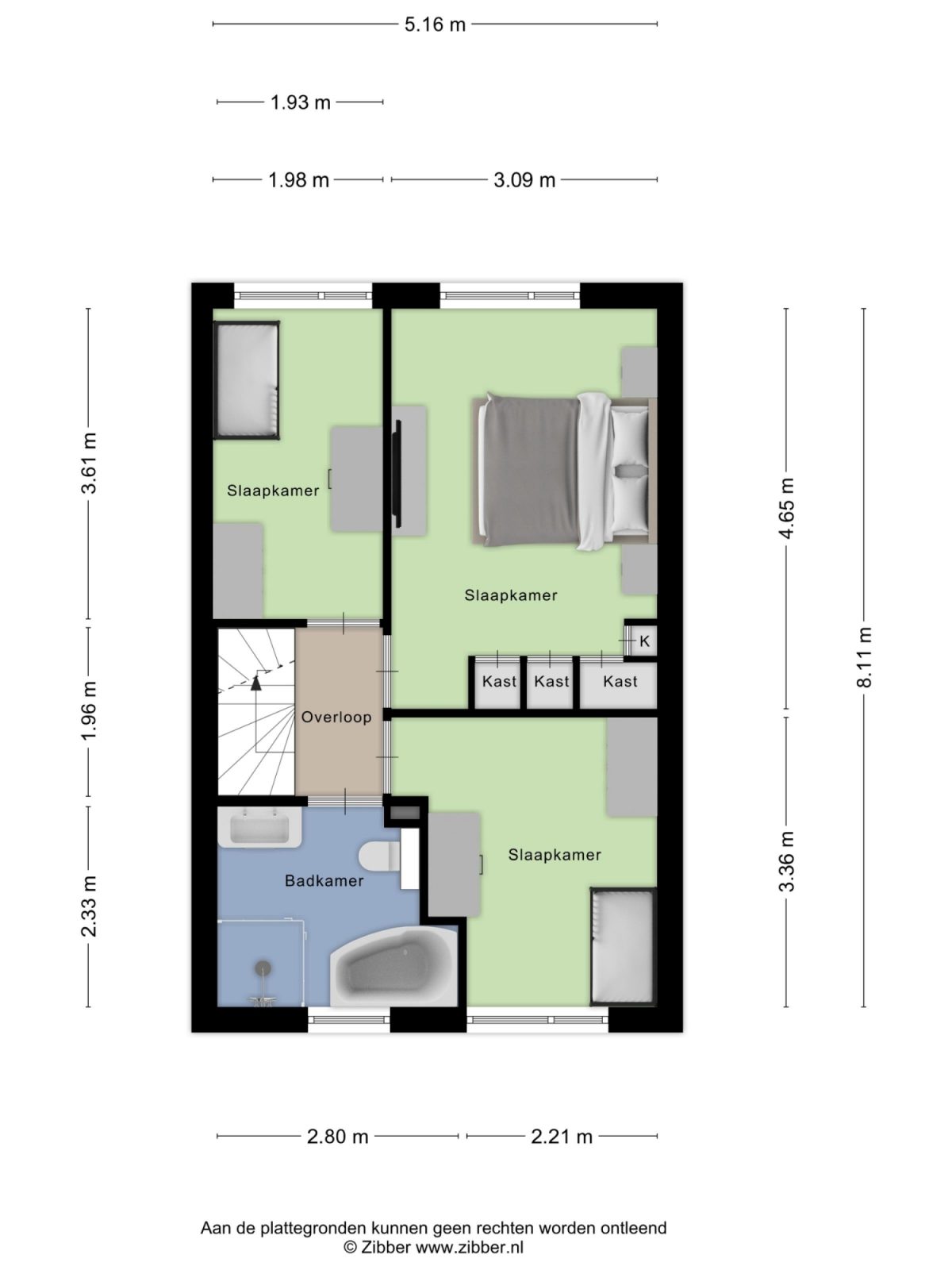 Hondsruglaan 166 plattegrond 2