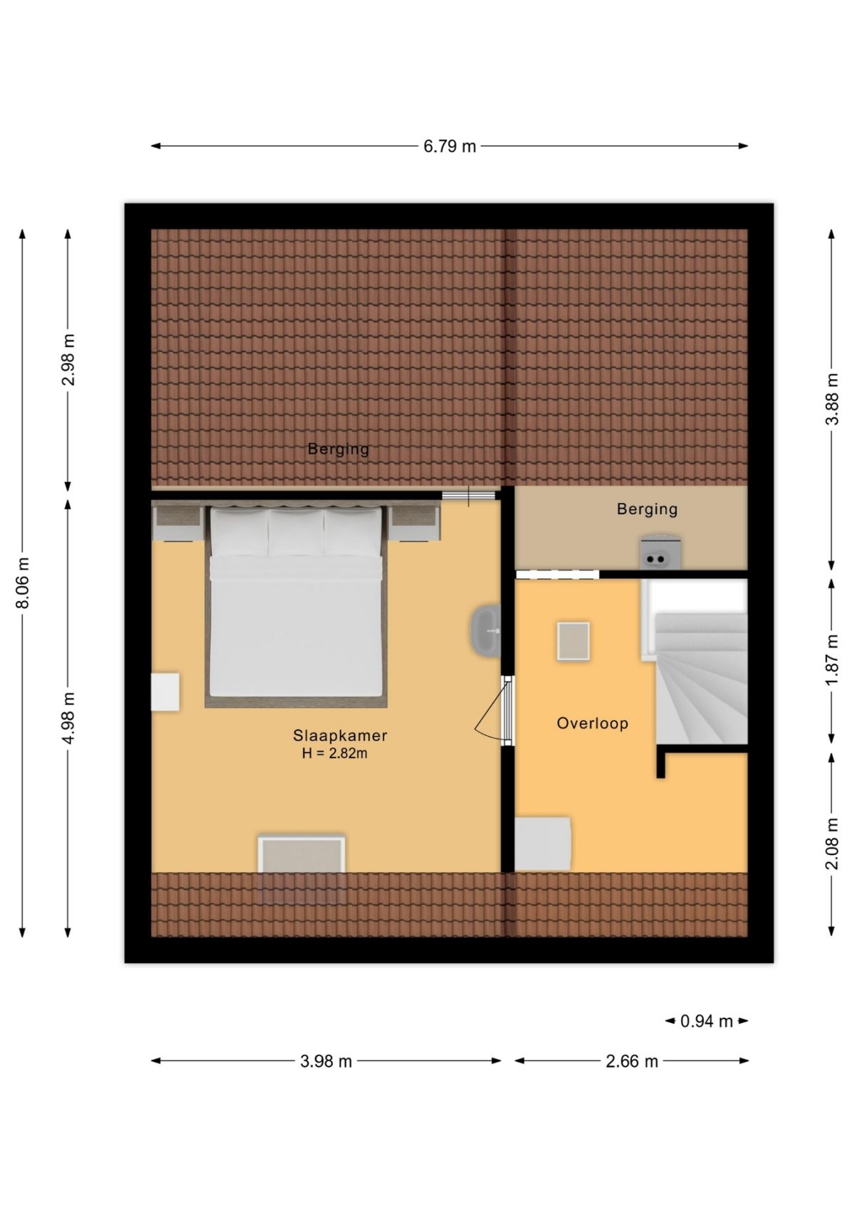 Woldberglaan 14 plattegrond 4