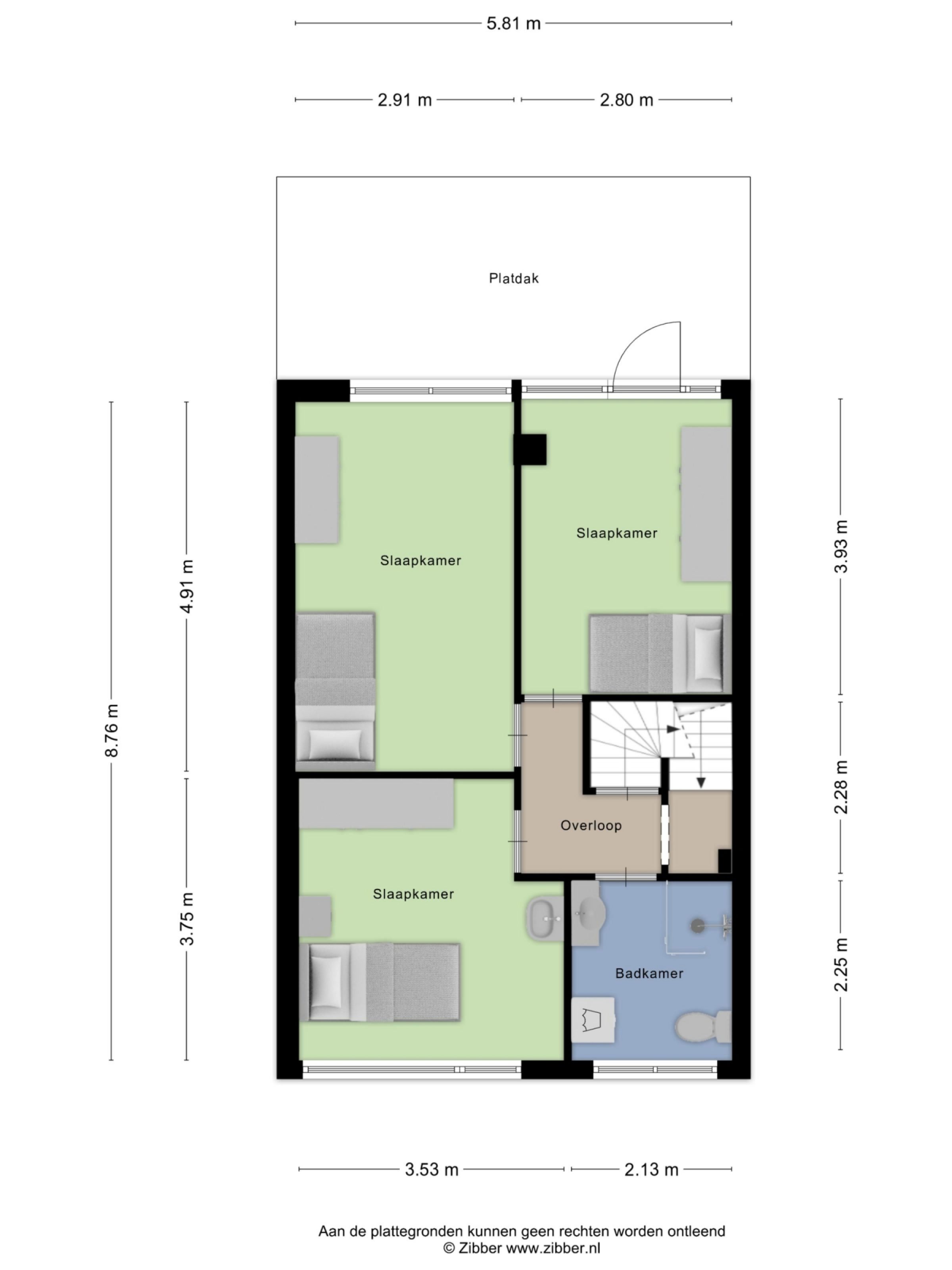 Baristraat 4 plattegrond 2