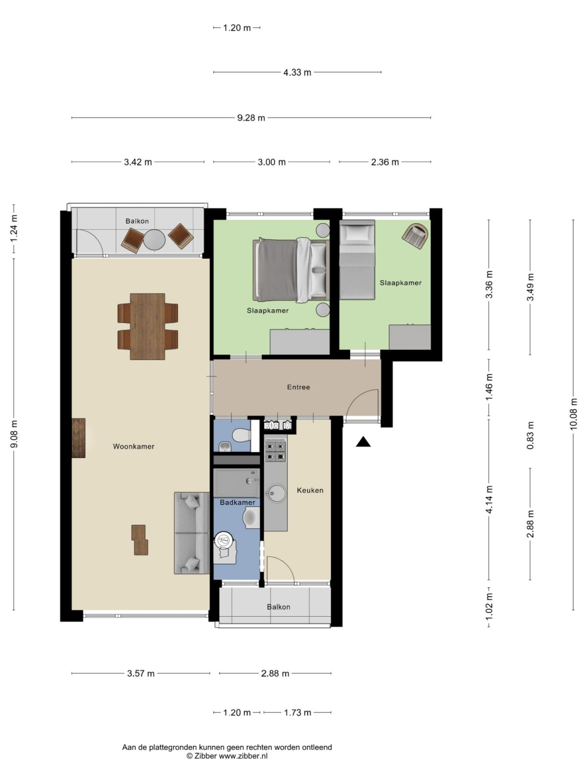 Generaal van Teynstraat 38 plattegrond