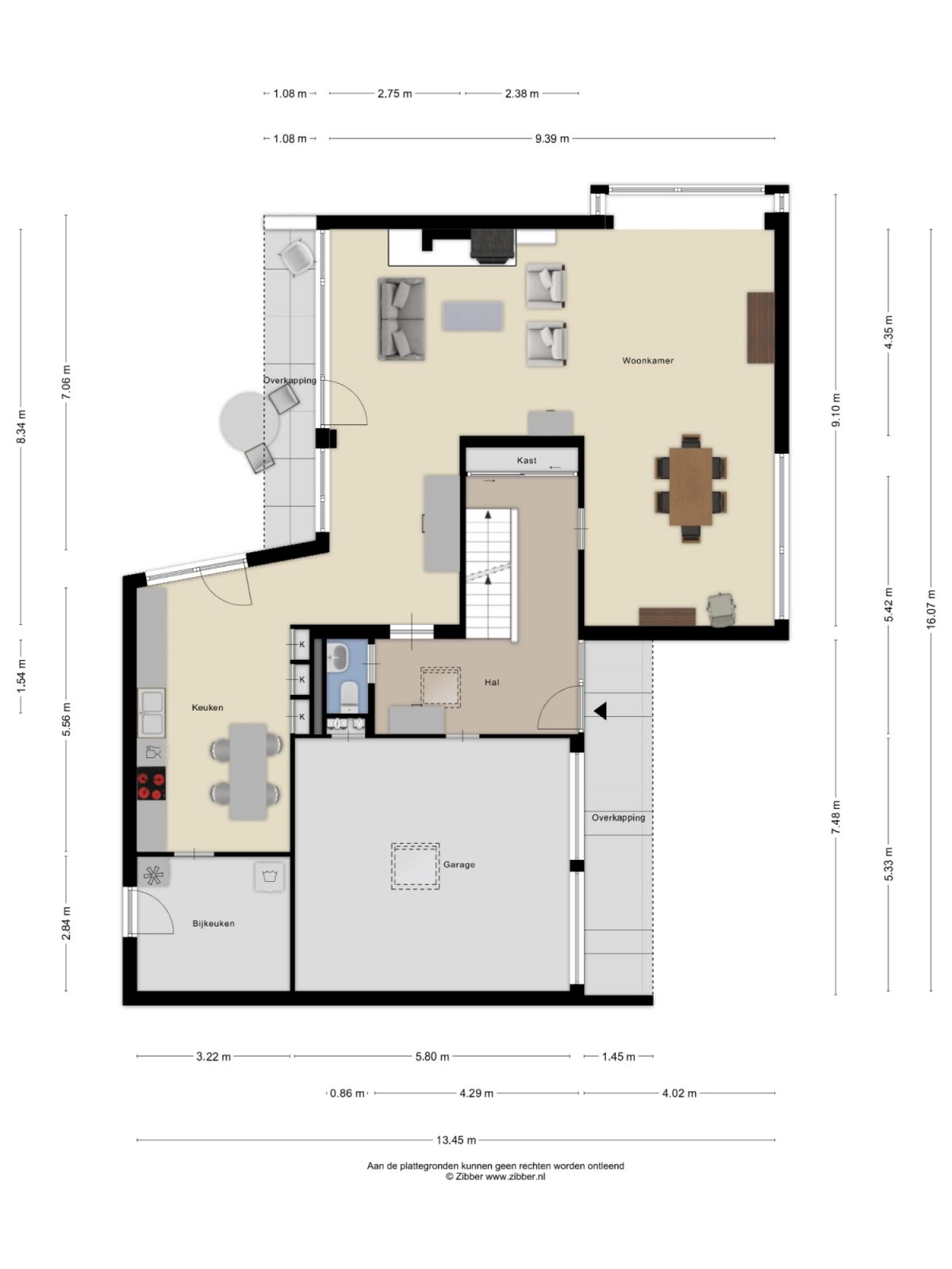 Icaruslaan 14 plattegrond