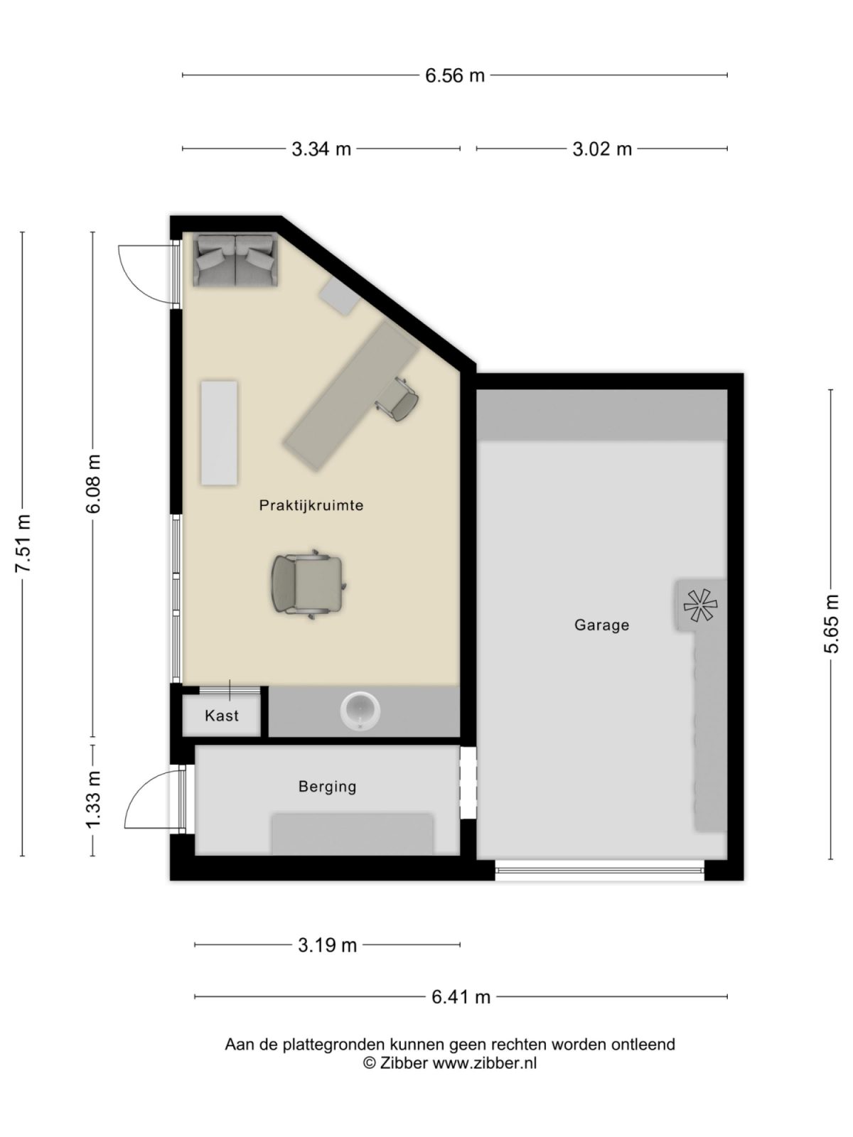 Fransebaan 430 plattegrond 2
