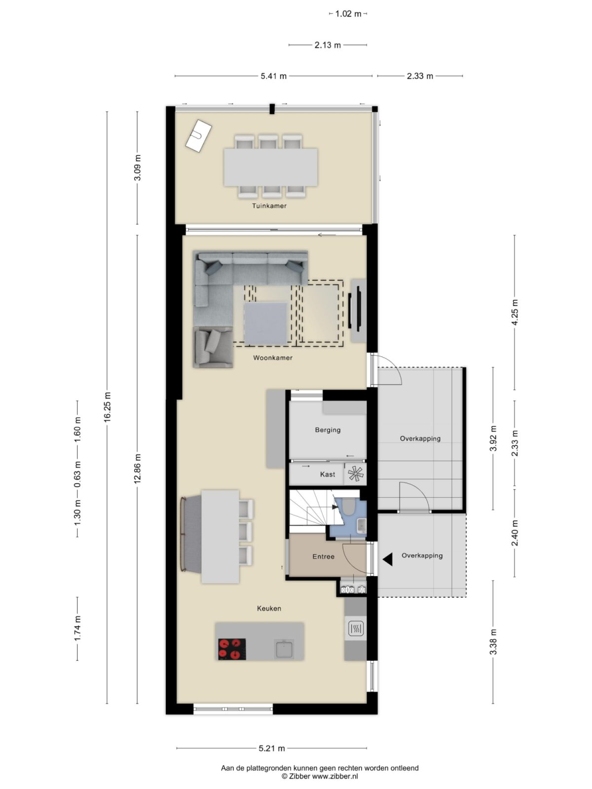 Fransebaan 430 plattegrond