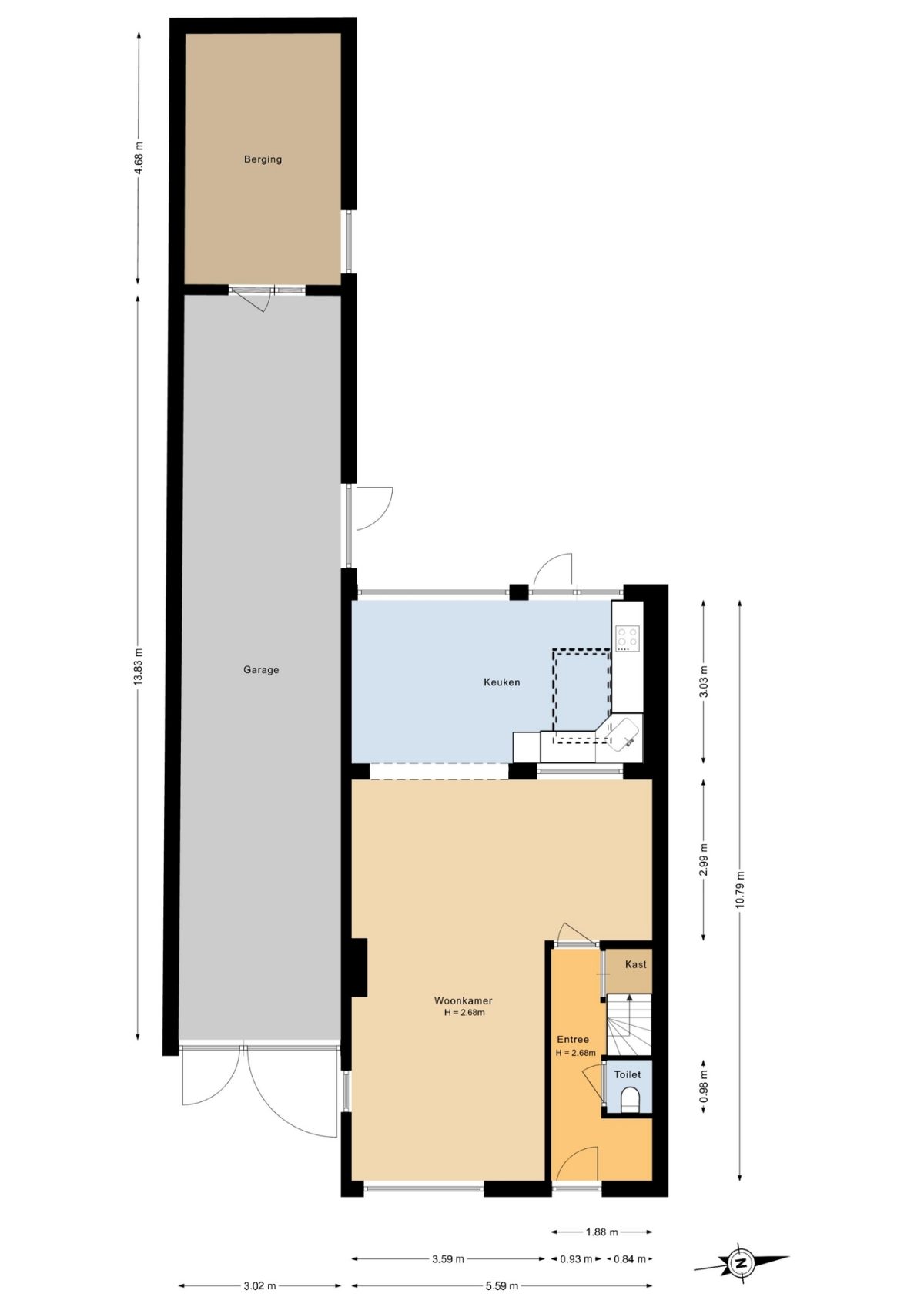 Poeijersstraat 94 plattegrond