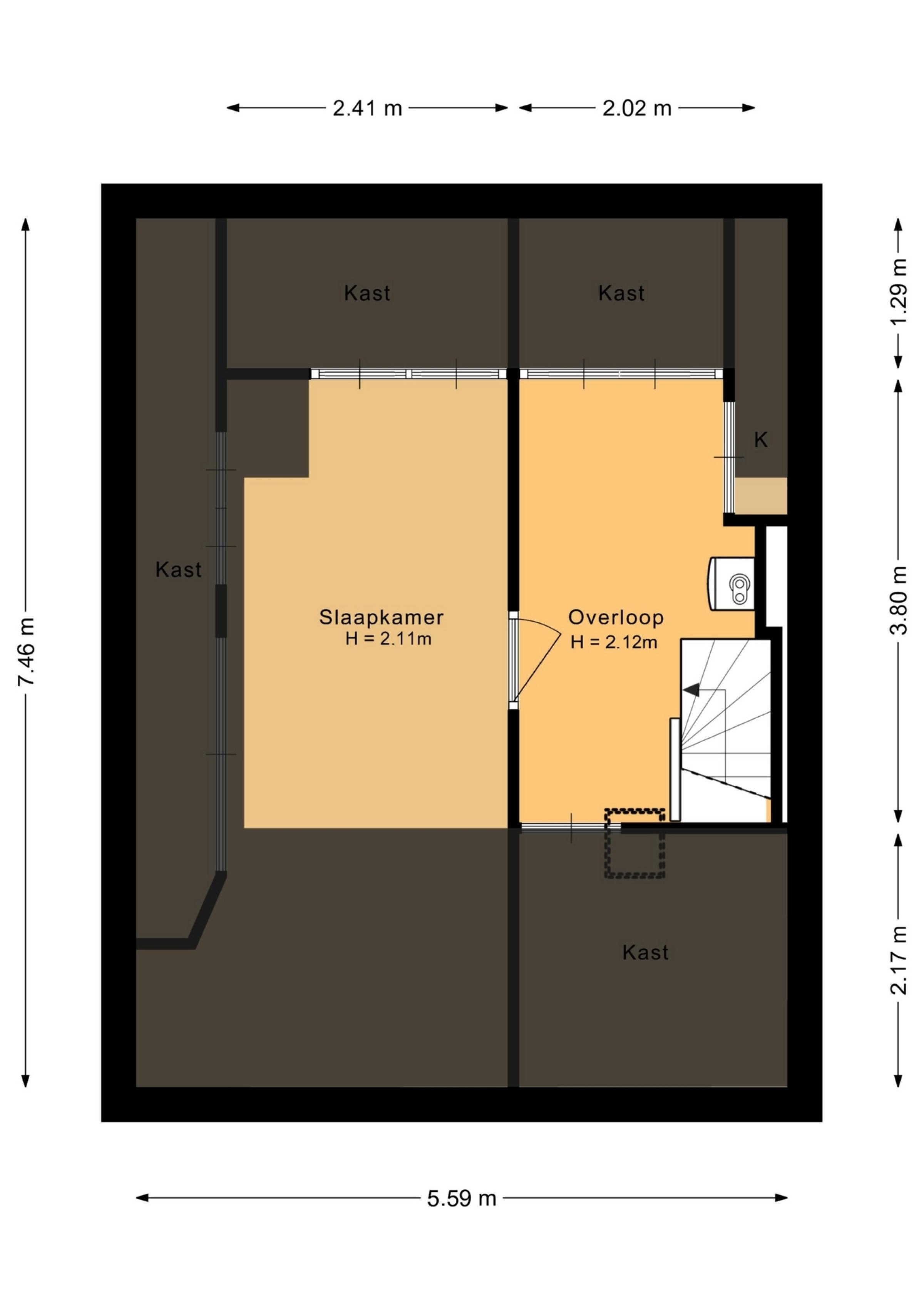 Poeijersstraat 94 plattegrond 3
