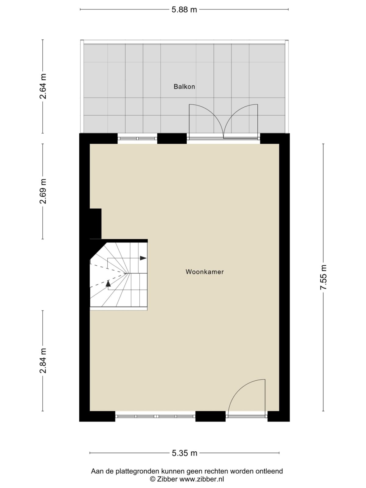 Laan door de Veste 55 plattegrond 2