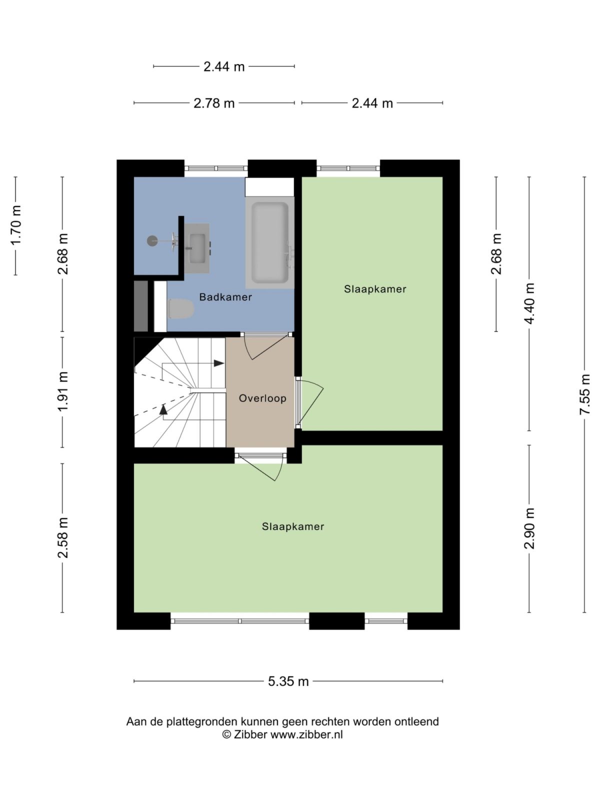 Laan door de Veste 55 plattegrond 3