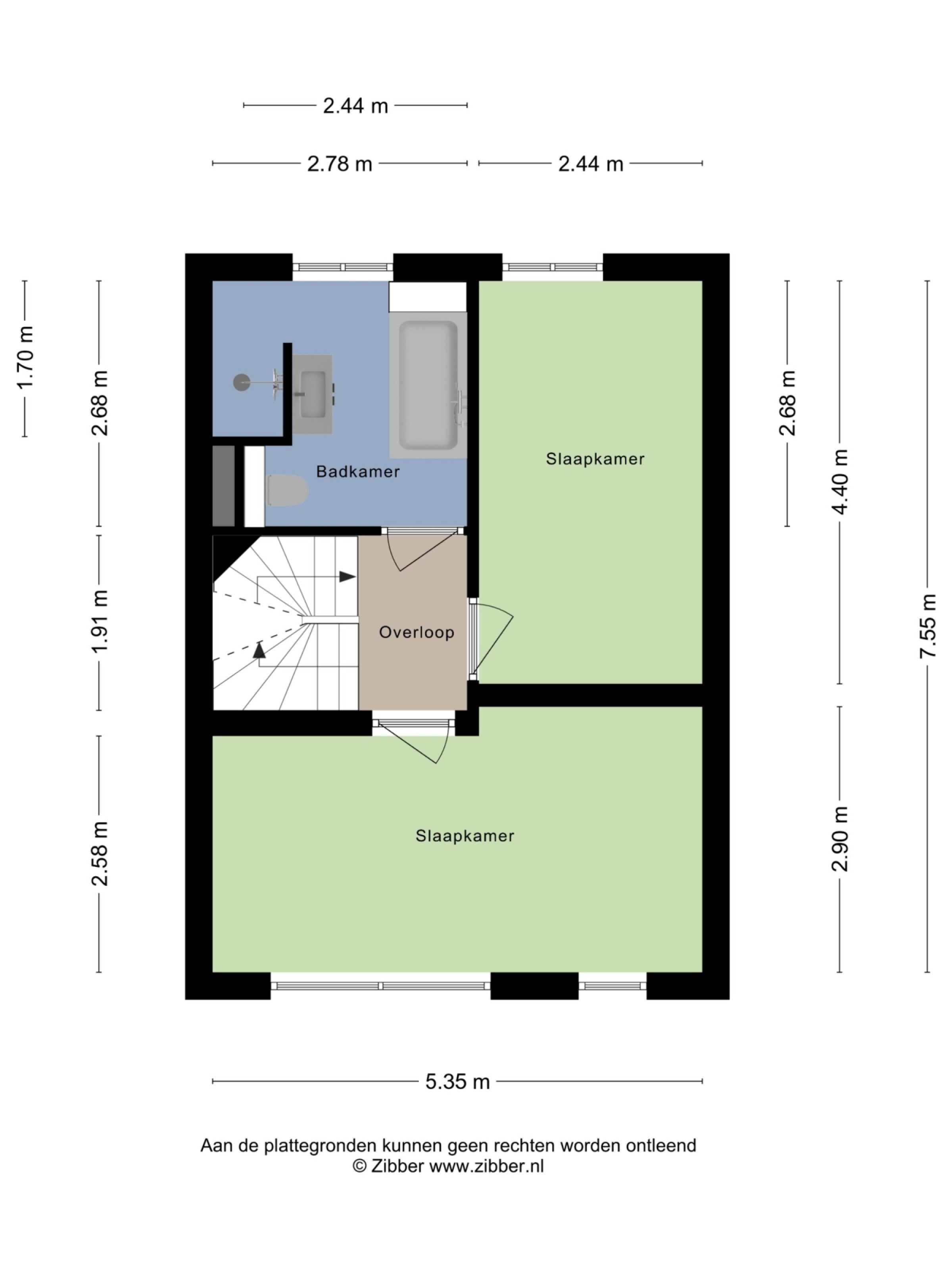 Laan door de Veste 55 plattegrond 3