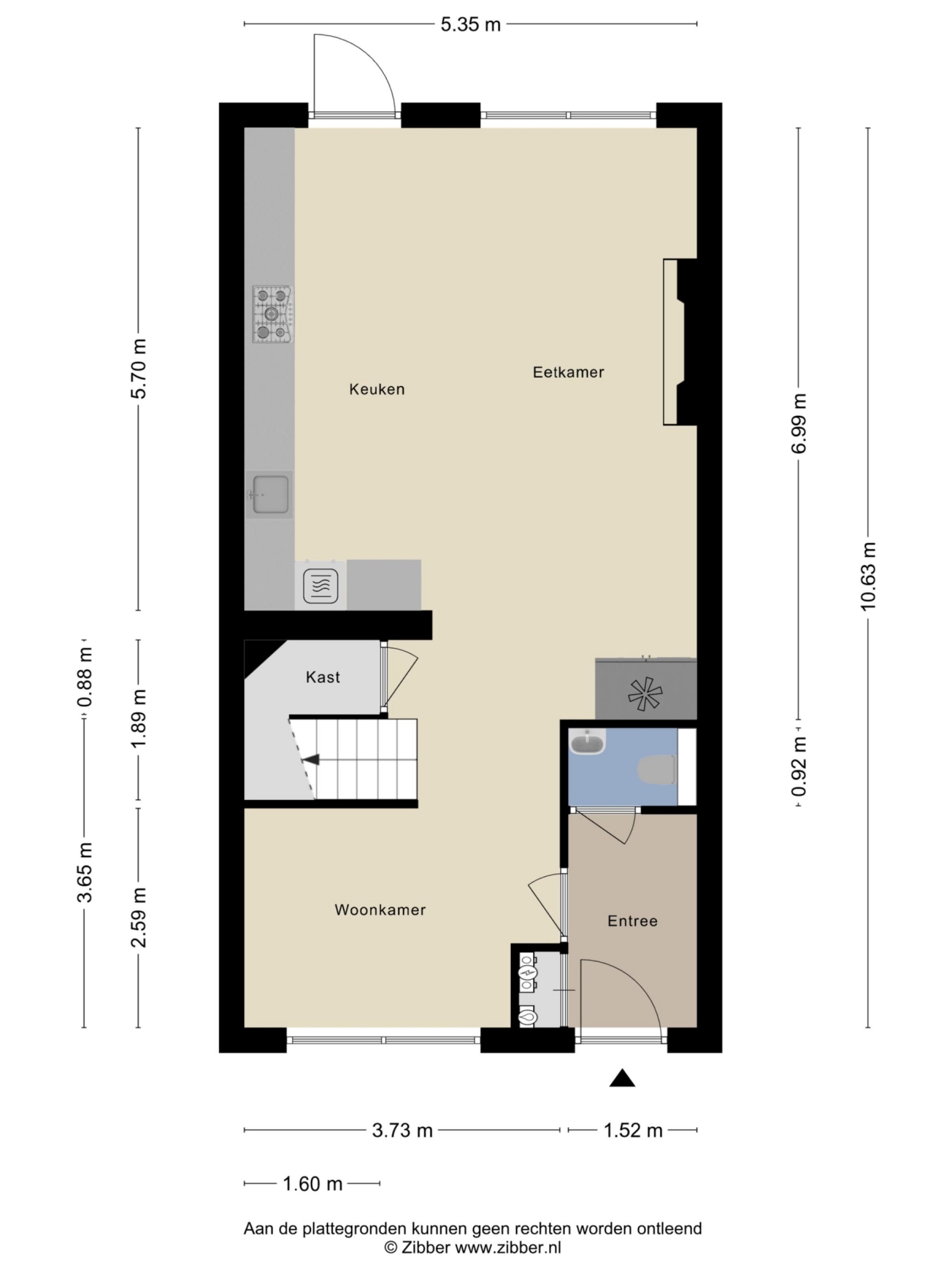 Laan door de Veste 55 plattegrond