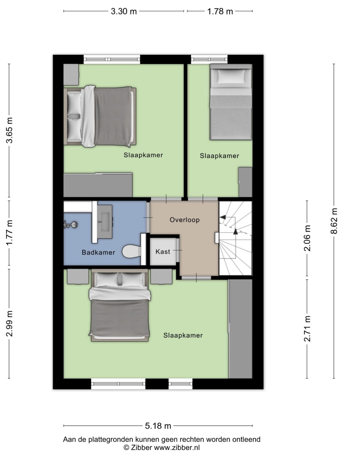 La Courtinehof 12 plattegrond 2
