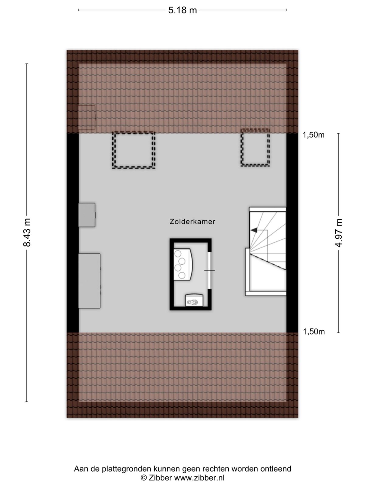 La Courtinehof 12 plattegrond 3