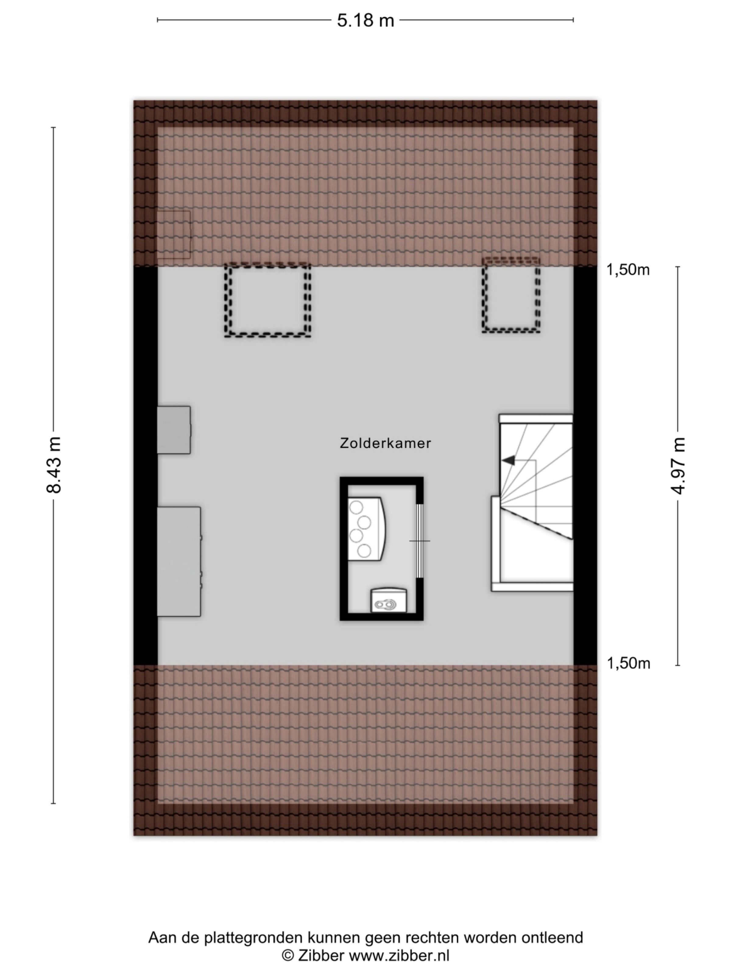 La Courtinehof 12 plattegrond 3