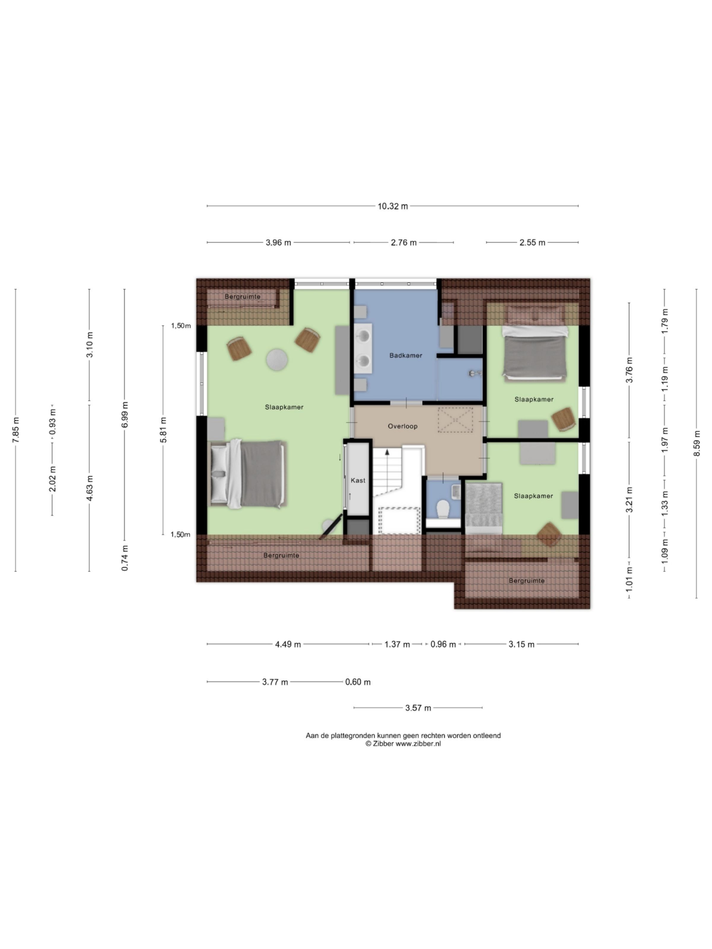 Verzetsheldenlaan 21 plattegrond 2