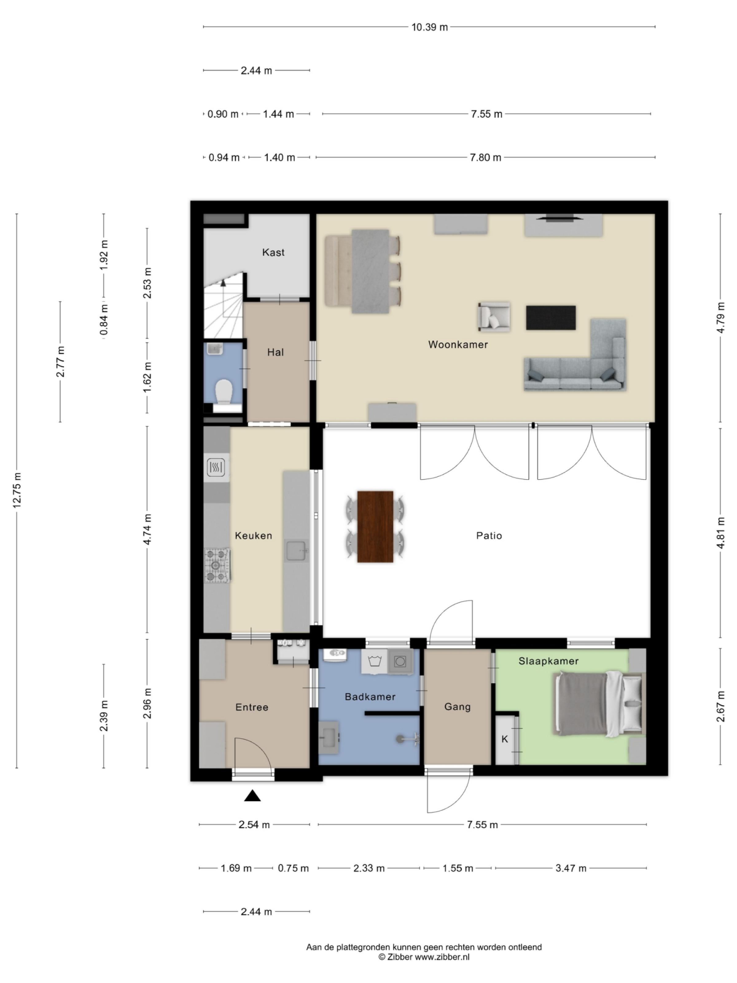 Mortierlaan 147 plattegrond 2