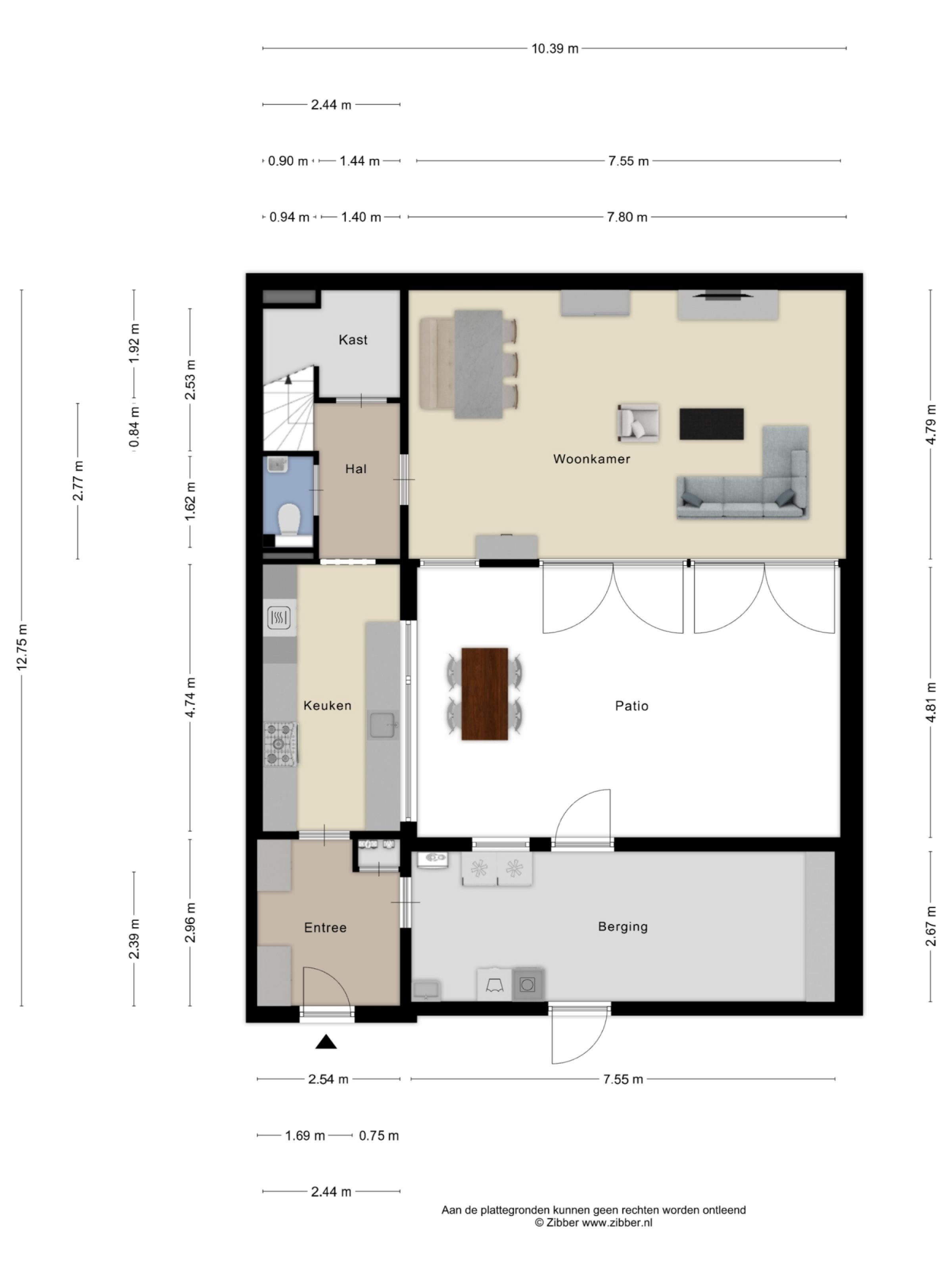 Mortierlaan 147 plattegrond