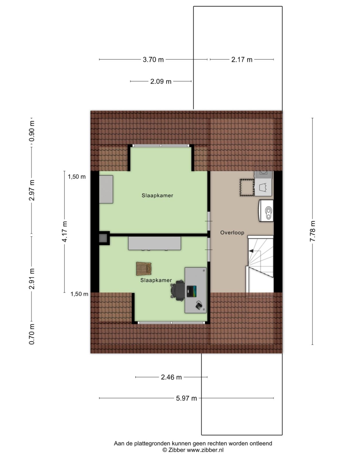 Normandielaan 42 plattegrond 3