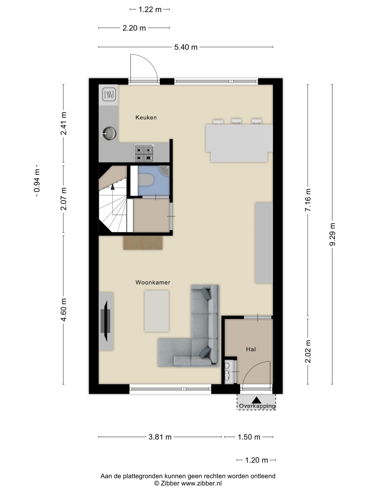 Roodkapje 92 plattegrond