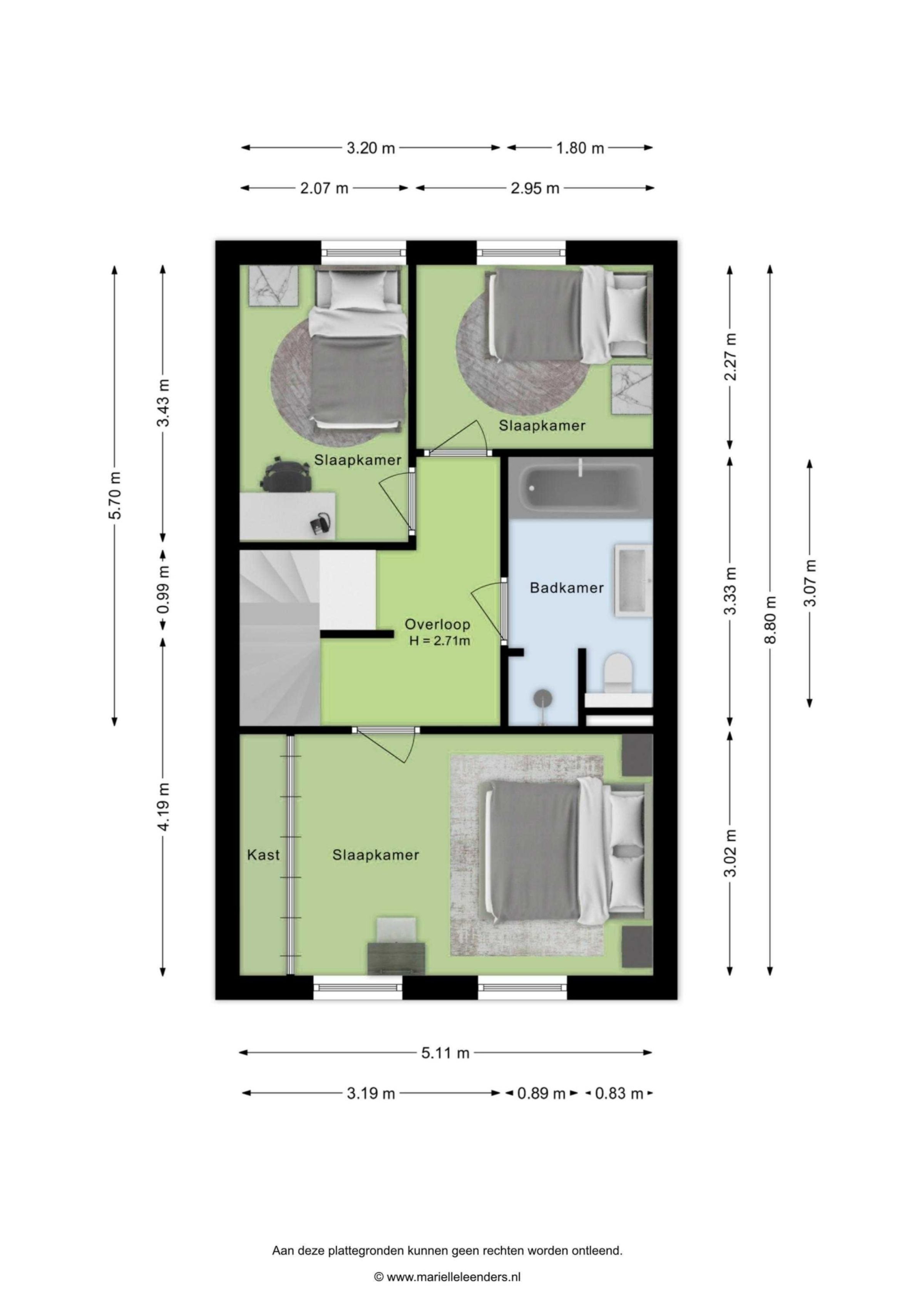 Esdoornhof 4 plattegrond 2