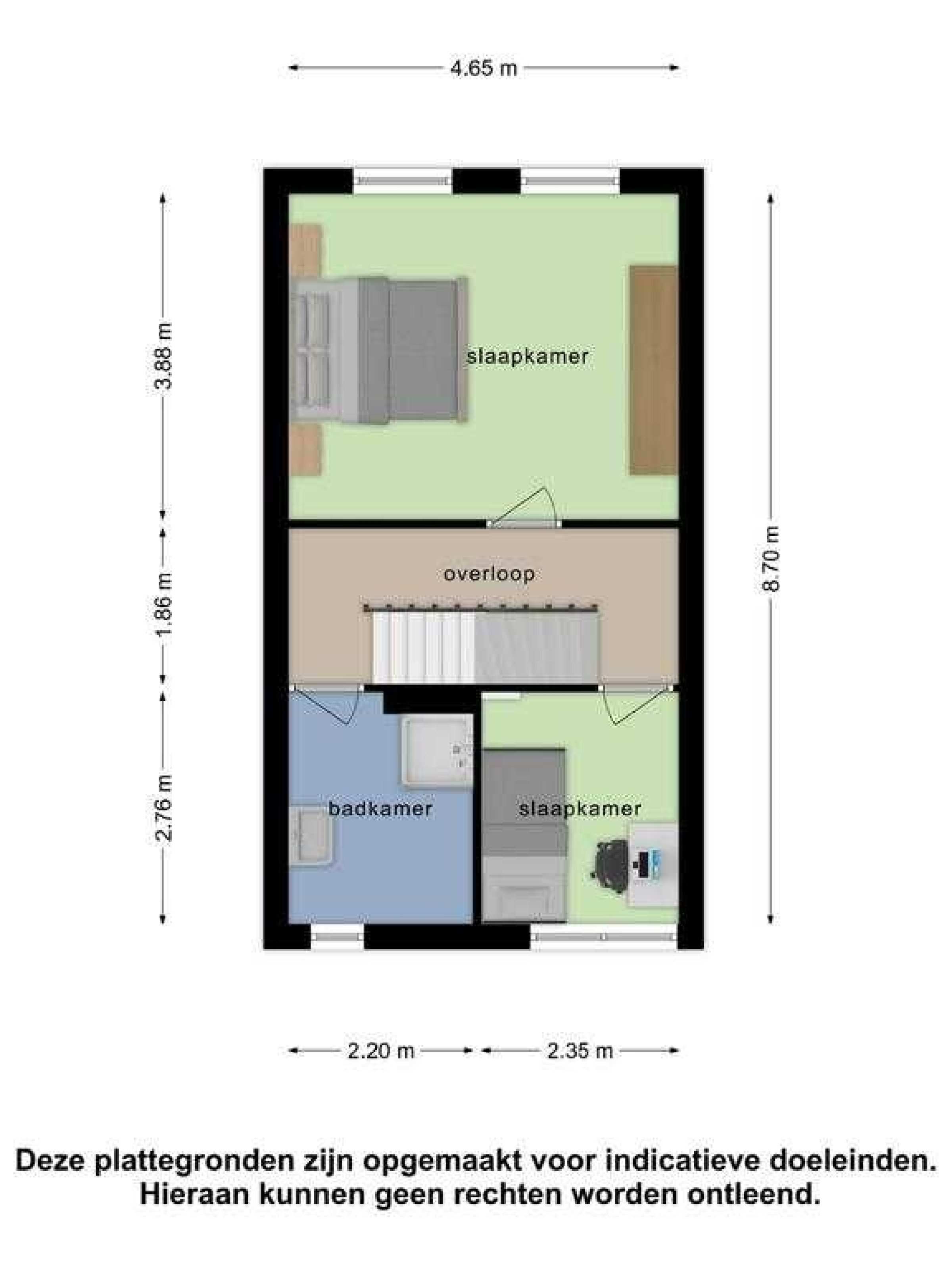 3e Haagstraat 39 D plattegrond 2