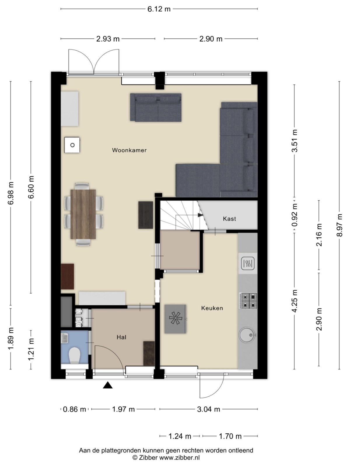 Nieuwpoortstraat 31 plattegrond